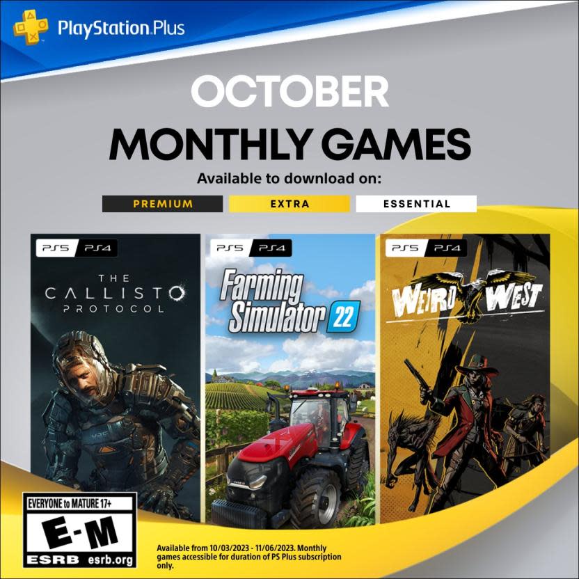 PlayStation Plus ofrecerá estos 3 juegos en octubre