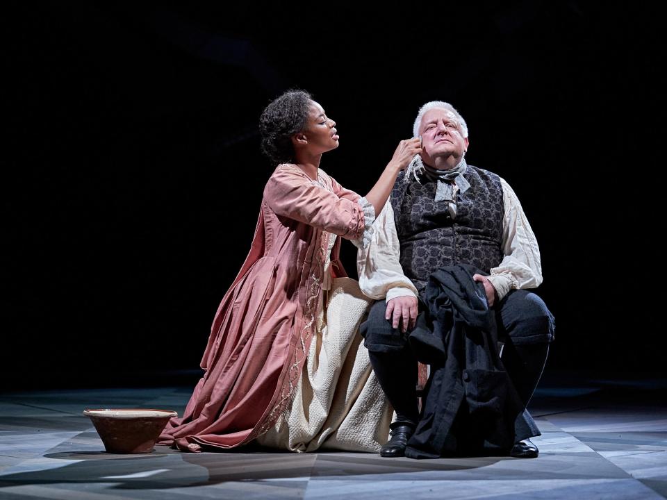 Racheal Ofori and Simon Russell Beale in Bach and Sons (Manuel Harlan)