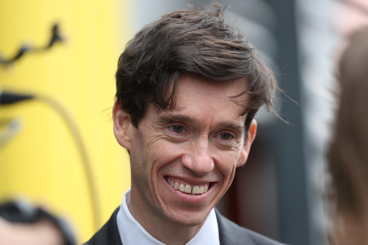 Conservative party leadership contender Rory Stewart arrives at Here East studios in Stratford, east London, ahead of the live television debate for the candidates for leadership of the Conservative party, hosted by Channel 4.