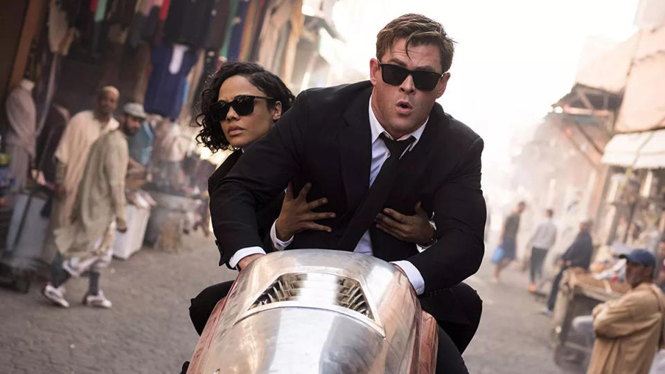 Despite the combined charms of Chris Hemsworth and Tessa Thompson, the return of the <em>Men in Black</em> franchise failed to catch fire. It was a globe-trotting sci-fi caper that wasn't entirely without flashes of fun, but they were spread too thinly over the two-hour runtime. This is one franchise revival that probably shouldn't go any further. (Credit: Sony)