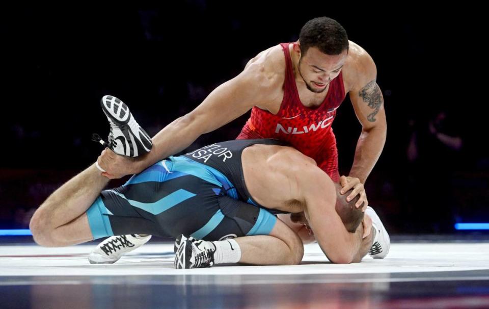 Former Penn State wrestler Aaron Brooks out of gold medal contention