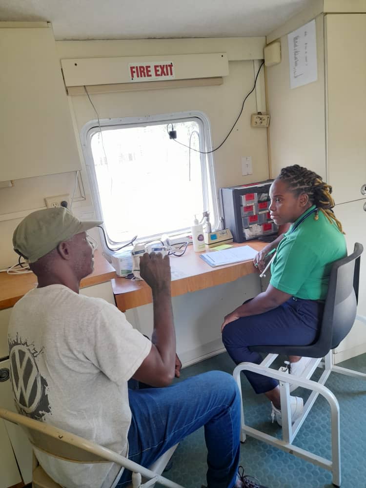 A mobile clinic operated by Rockland County Haiti Relief has begun operations. The clinic staff saw about 200 patients in the first two days of operations in Grand-Goâve.