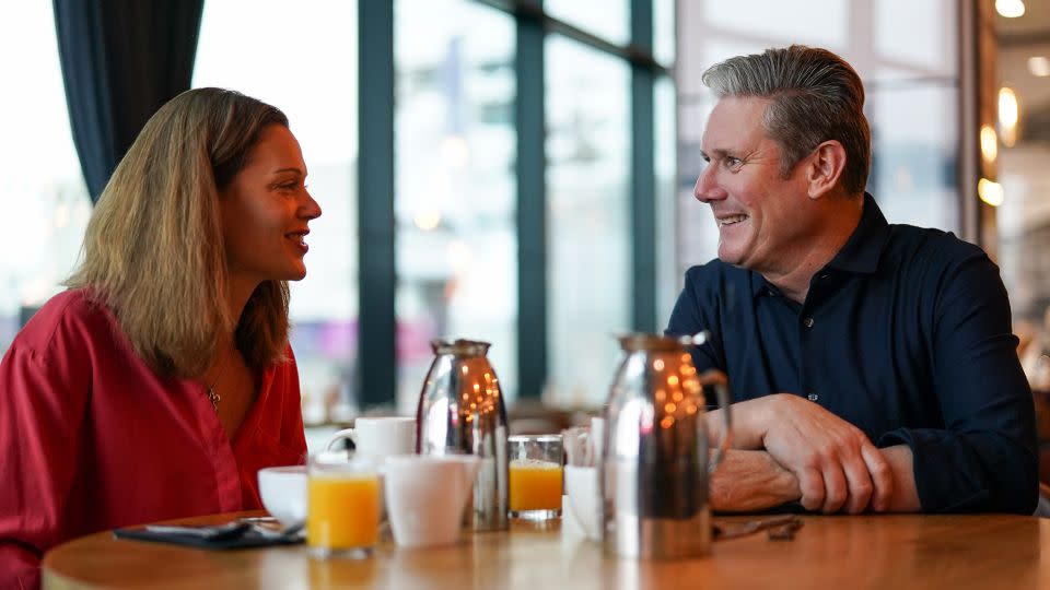 The couple are pictured at the Labour Party conference in September 2022. - Ian Forsyth/Getty Images