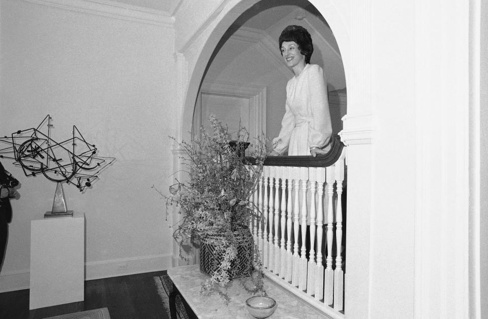 Joan Mondale at the vice president's official residence