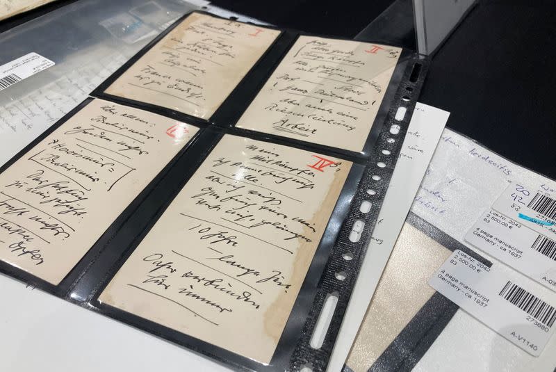 Hitler artefacts for a speech are auctioned in Munich