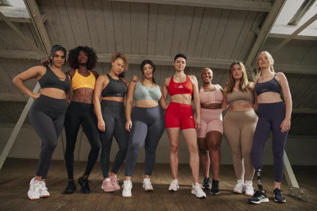 Adidas bares all to promote new sports bras where everyone can find the  right fit - Shop the collection