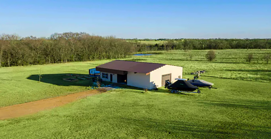 James and Erika Felder's Airbnb listing is nestled in a pasture. The couple, who offer the rustic home-away-from-home outside of Calera, near Durant, was selected as Oklahoma's No. 1 top New Airbnb Host in 2022.