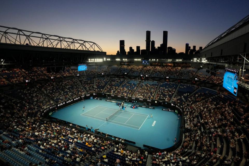 Action Audio is available for all matches on Rod Laver Arena (Simon Baker/AP) (AP)