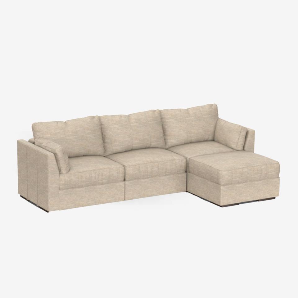 <p><a href="https://go.redirectingat.com?id=74968X1596630&url=https%3A%2F%2Fwww.lovesac.com%2Fsactionals%2F4-seats-5-sides-sactional-beachwood-rained-chenille.html&sref=https%3A%2F%2F" rel="nofollow noopener" target="_blank" data-ylk="slk:Shop Now;elm:context_link;itc:0;sec:content-canvas" class="link ">Shop Now</a></p><p>Four Seats and Five Sides</p><p>Lovesac</p><p>$4252.50</p>