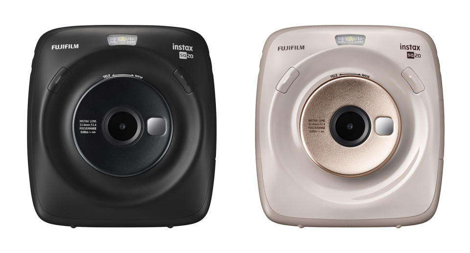 Fujifilm has unveiled a new Instax Square camera, the SQ20, that uses new