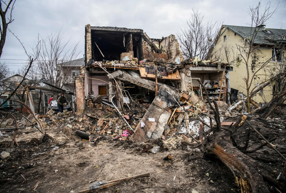 俄烏戰爭未歇，烏克蘭人家園滿目瘡痍。圖片來源：REUTERS/Vladyslav Musiienko