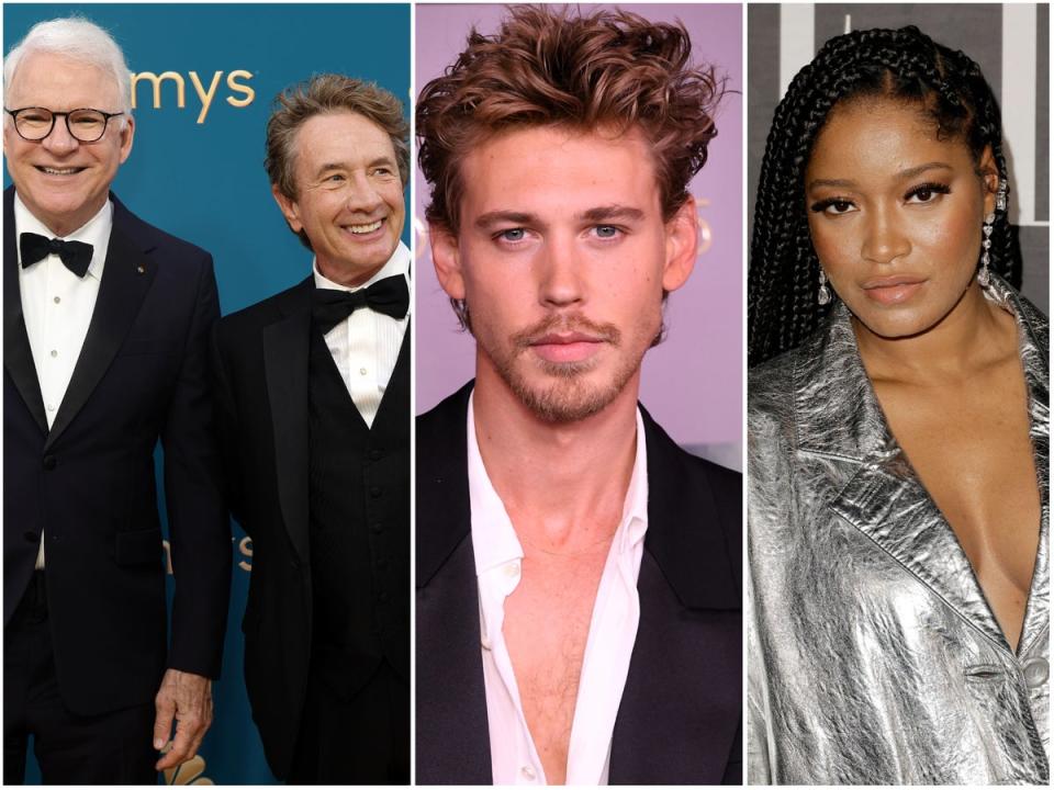 Steve Martin, Martin Short, Austin Butler and Keke Palmer (Getty Images)