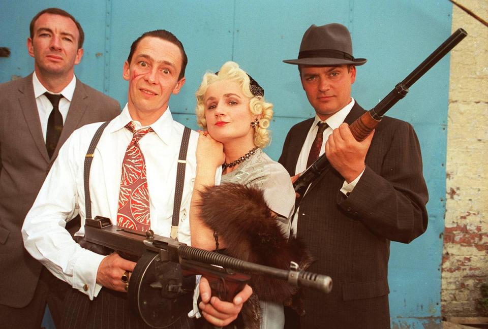 Fast characters: Simon Day, Paul Whitehouse: Caroline Aherne and Charlie Higson in a 1995 publicity shot for ‘The Fast Show’ (Avalon/Getty Images)