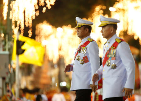 Thailand's Prime Minister Prayuth Chan-ocha attends the coronation procession for Thailand's newly crowned King Maha Vajiralongkorn in Bangkok, Thailand May 5, 2019. REUTERS/Soe Zeya Tun