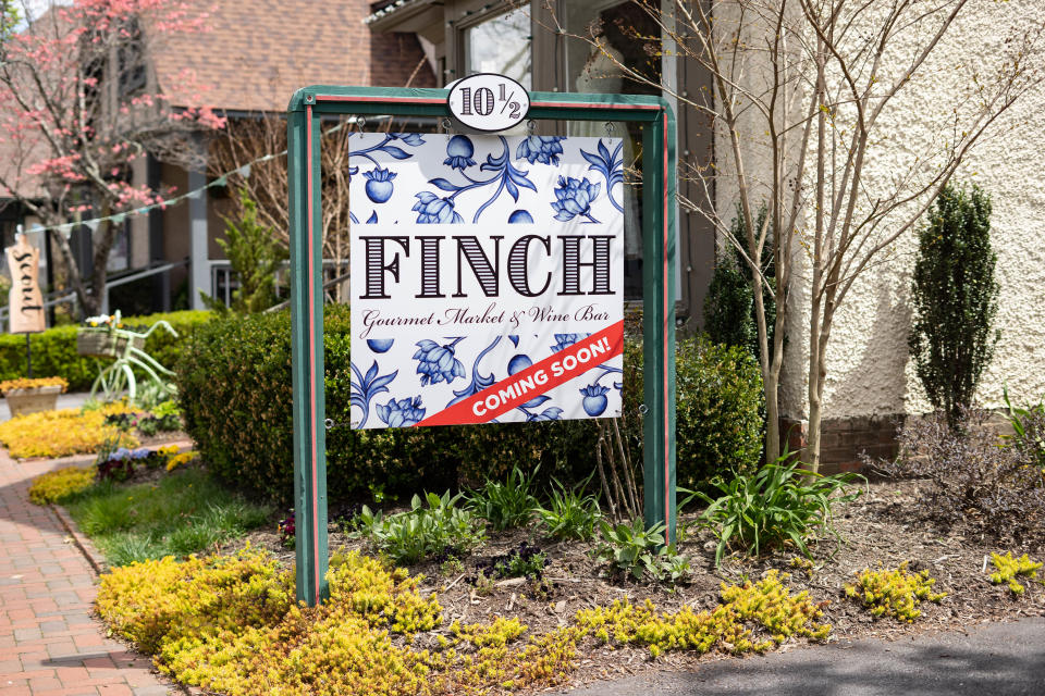 Finch, a gourmet market and wine bar, will be opening soon in Biltmore Village.
