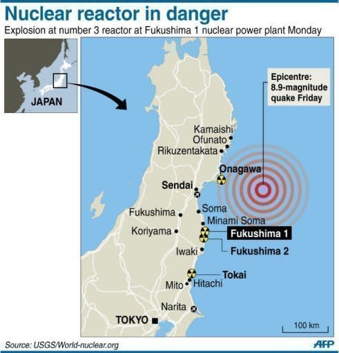 The container around an overheating nuclear reactor appears to be damaged, Japan's government said Tuesday, raising the chance that dangerous radiation could leak from the quake-hit plant