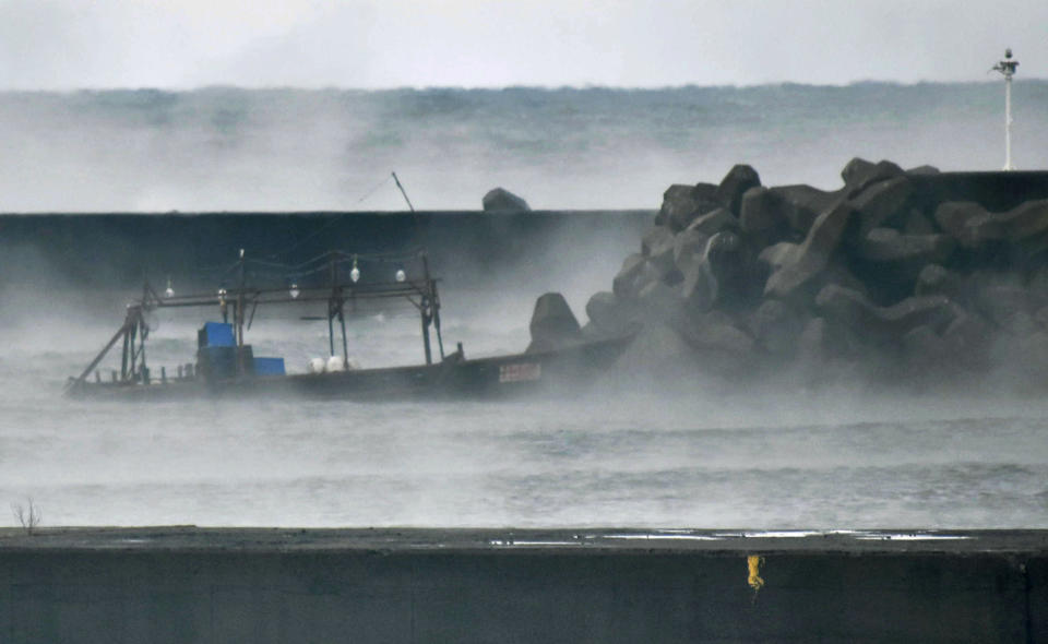 North Korean fishing vessels often wash up on the Japanese coast, sometimes with corpses on board (AP Images)