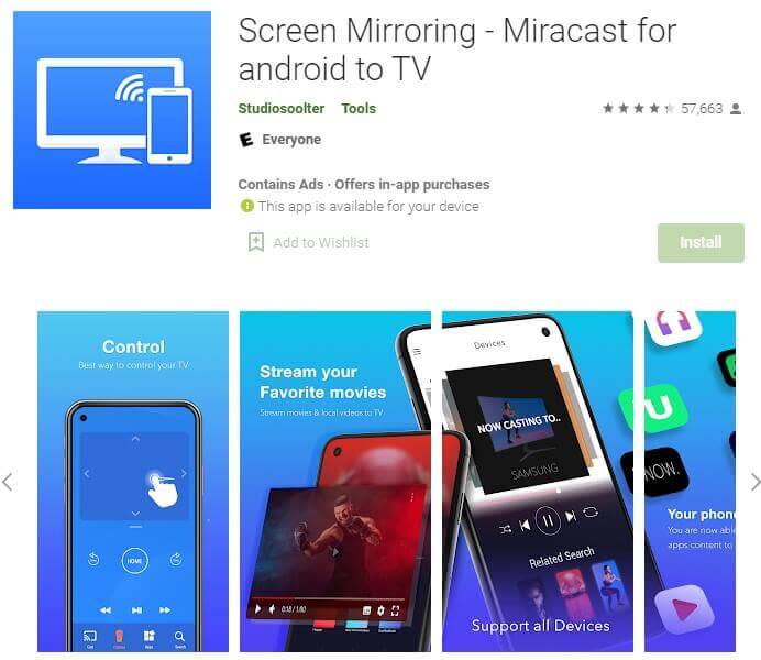 Miracast es una aplicación para transmitir la pantalla del celular a otro dispositivo