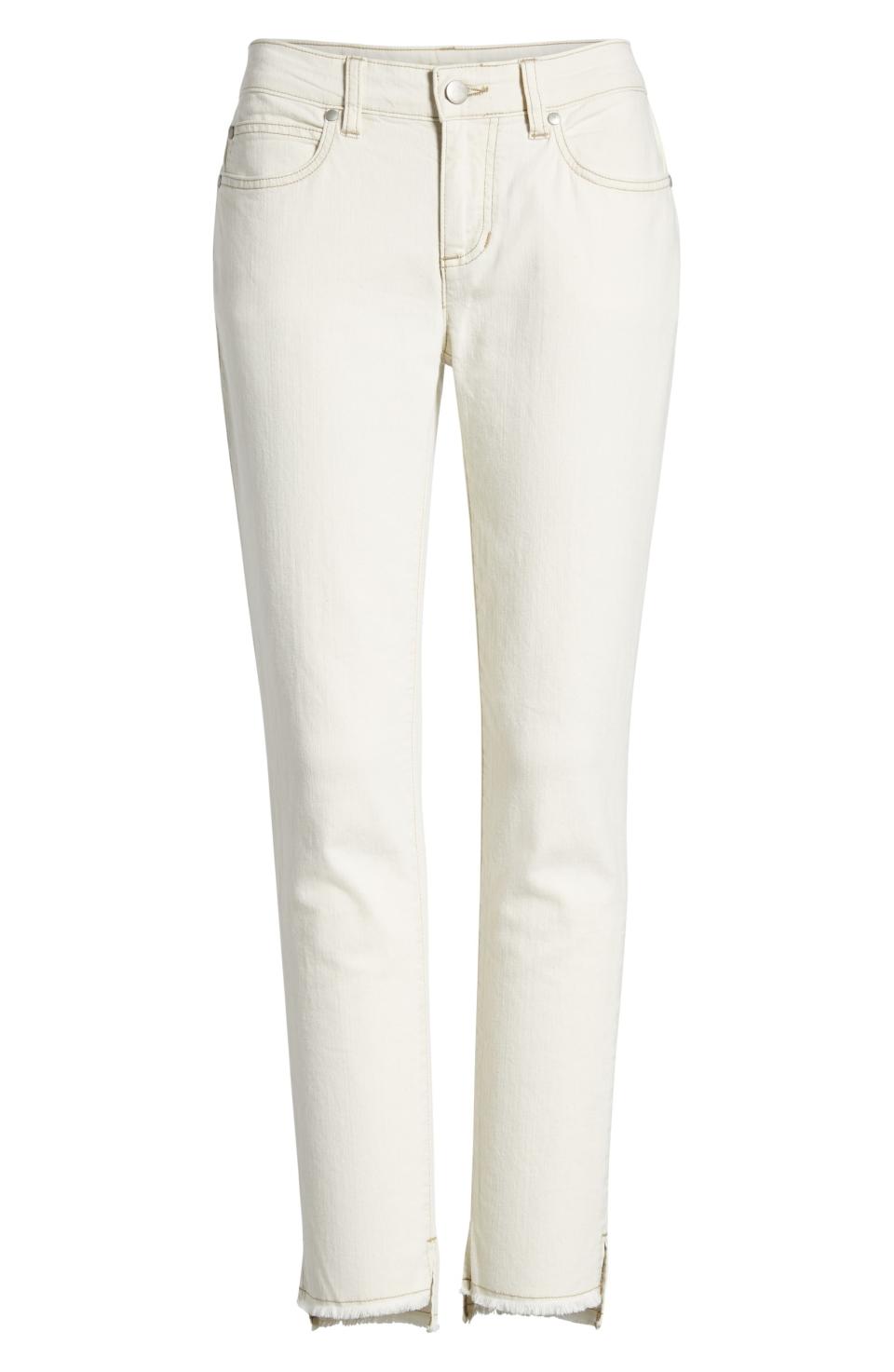 Eileen Fisher Stretch Organic Cotton Slim Ankle Jeans, $178 $118.90, Nordstrom