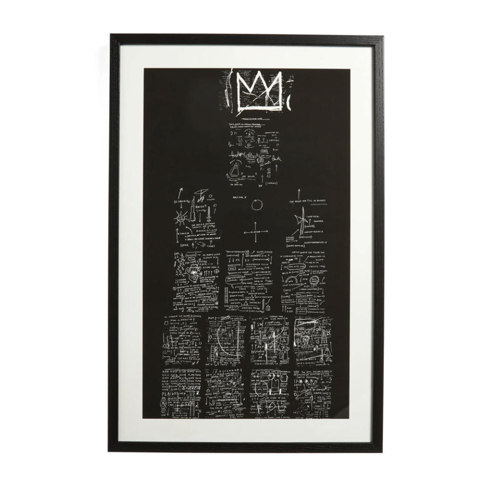 Jean-Michel Basquiat "Tuxedo 1982-83" Framed Print