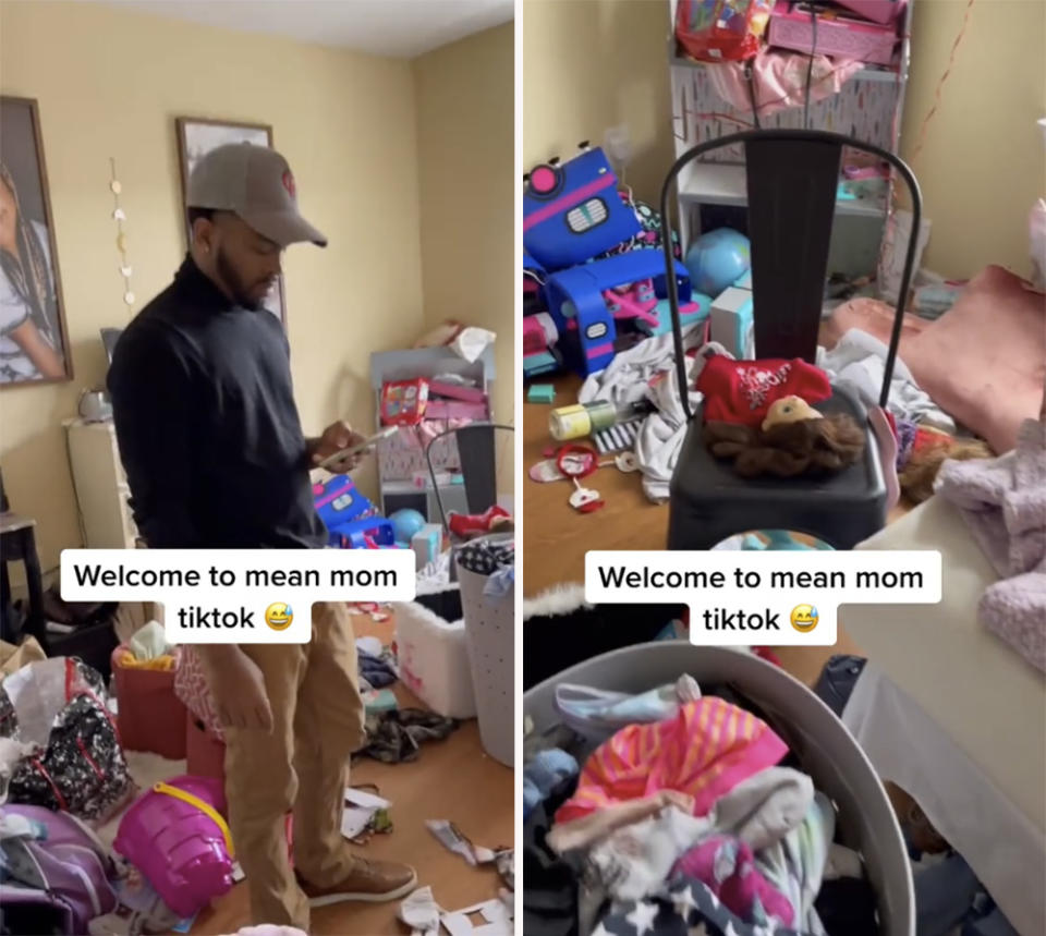 A mum has gone viral on TikTok after turning her daughter's bedroom into a 