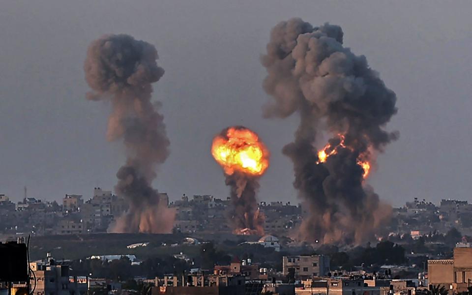 Israeli strike in Gaza - SAID KHATIB/AFP