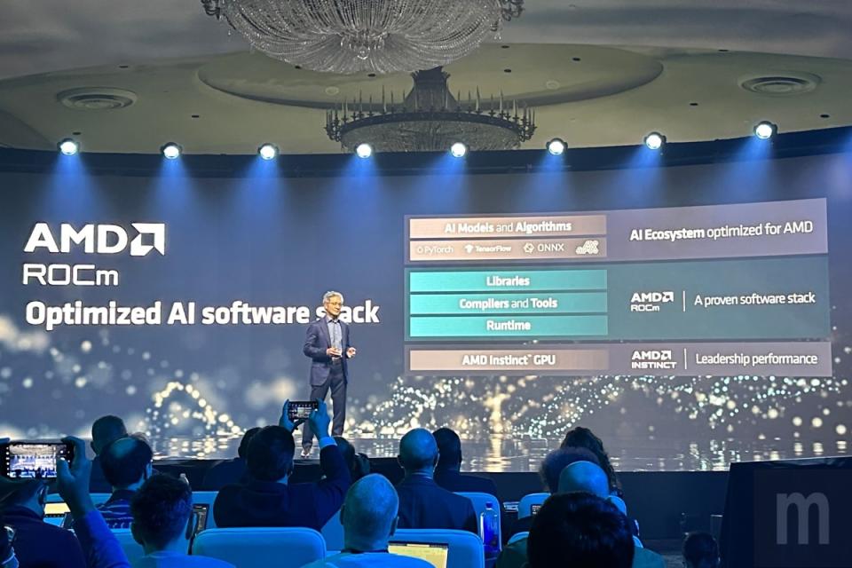 ▲以ROCm軟體生態體系建構完整的人工智慧運算加速應用模式