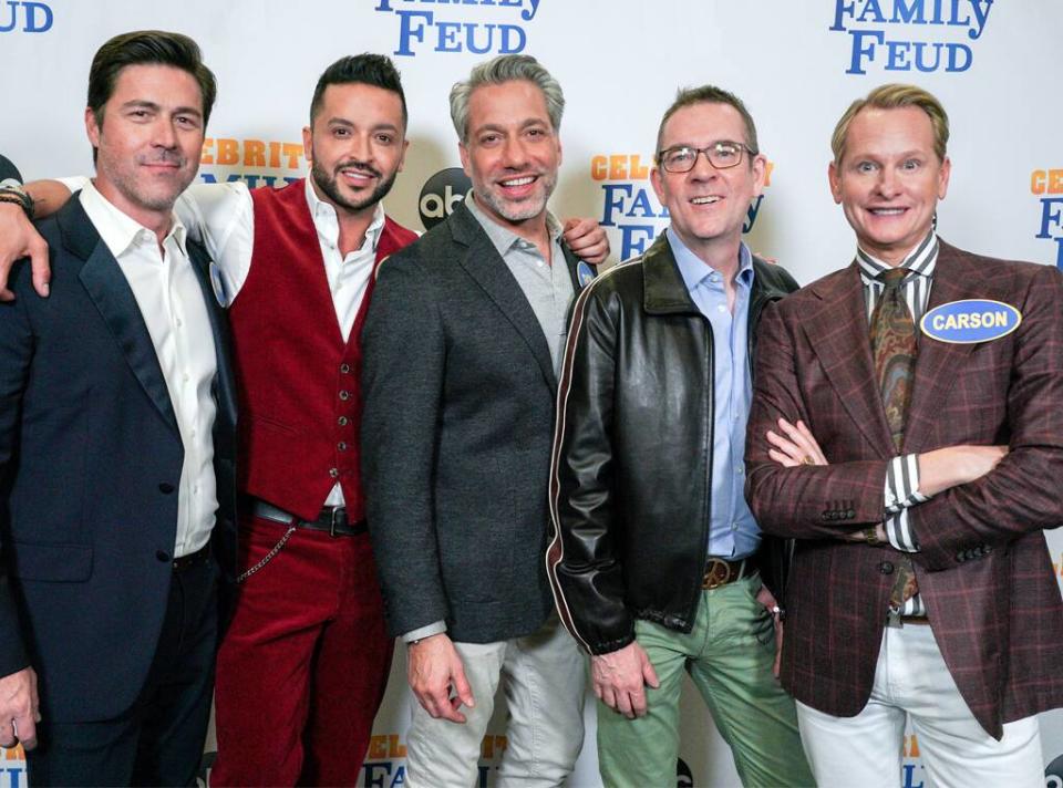 Queer Eye original cast, Kyan Douglas, Jai Rodriguez, Thom Filicia, Ted Allen, Carson Kressley