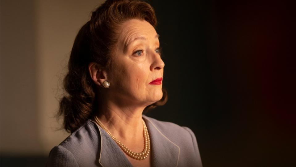 Lesley Manville in ‘World on Fire’ (courtesy of BBC)