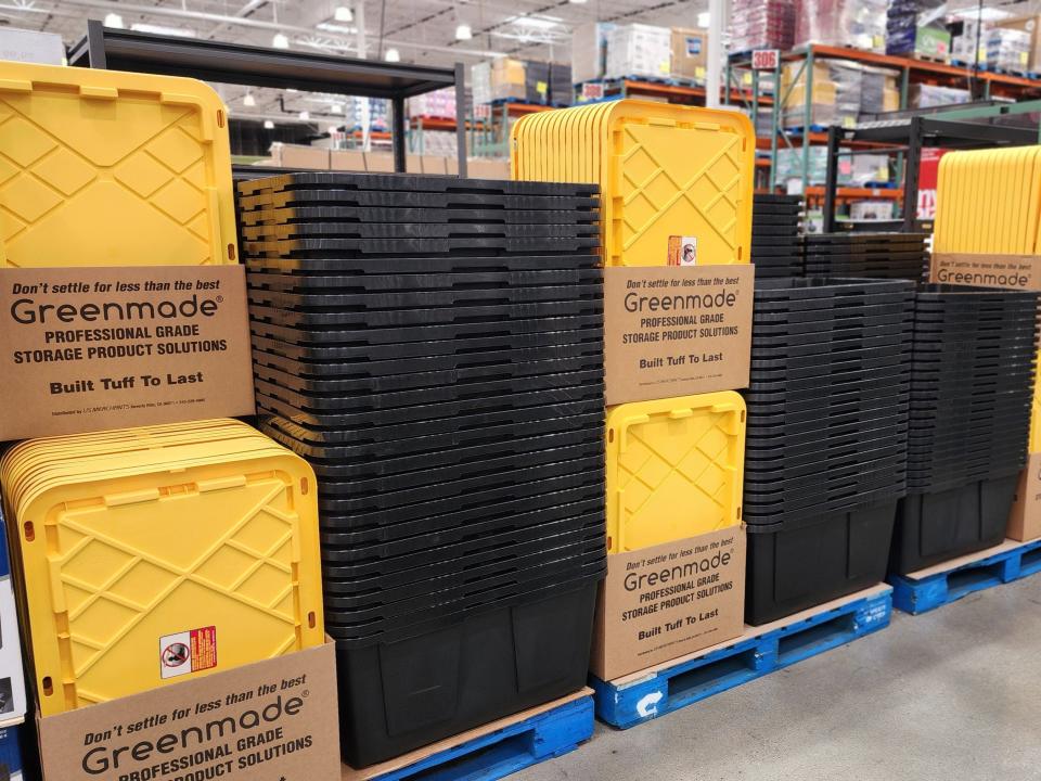 Greenmade storage totes at Costco