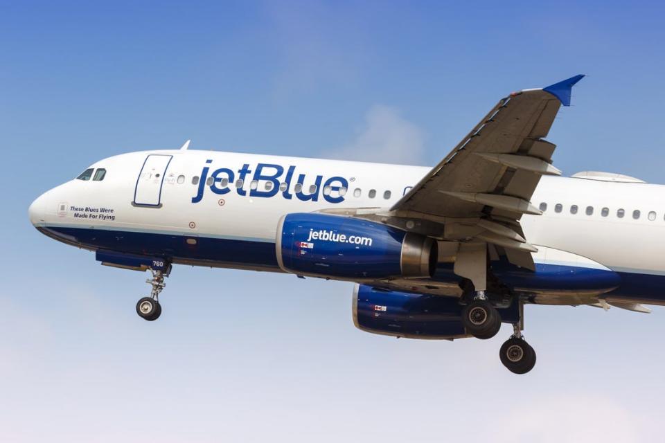 JetBlue A320 aircraft.