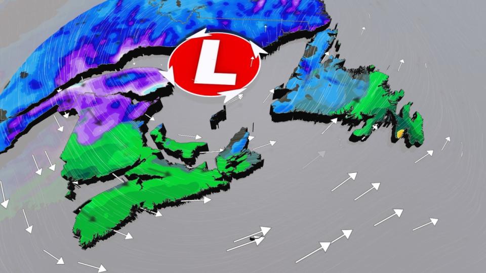 Parts of Eastern Canada to see wintry mess of snow, rain and gusty winds