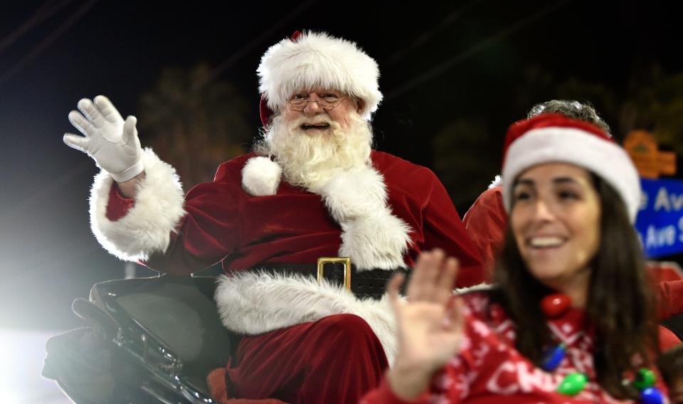 File - Santa Claus will make an appearance at parades and tree lighting ceremonies across Bucks County in 2022.