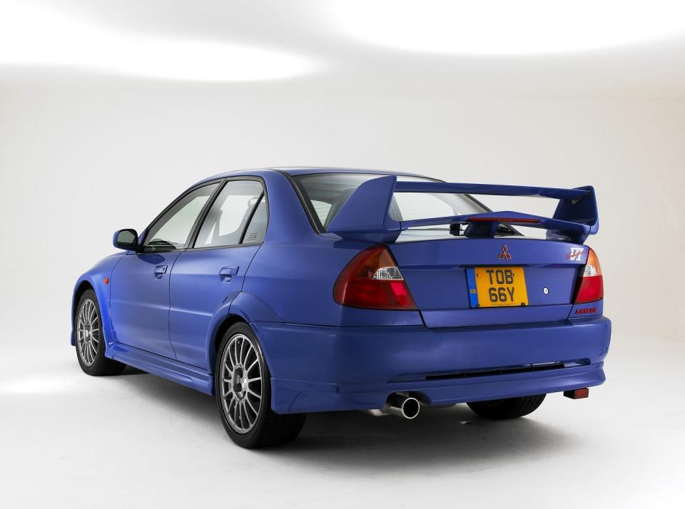 1999 mitsubishi evolution 6 in blue