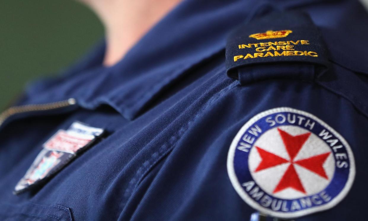 <span>The NSW Health Care Complaints Commission says Andreas Pantziaros wore a uniform with a strong resemblance to the NSW Ambulance paramedic uniform.</span><span>Photograph: Jeremy Ng/AAP</span>