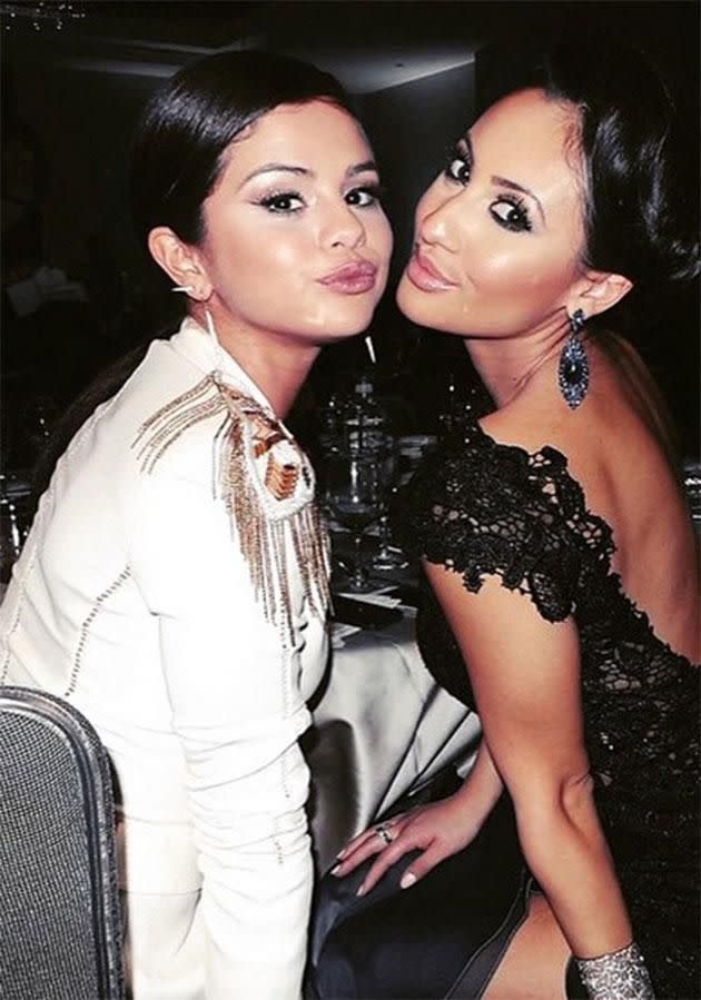Selena and Francia's friendship started 14 years ago. Francia has said that they met while doing charity work at Children’s Hospital Los Angeles - pictured here at the Unlikely Heroes' 3rd Annual Awards Dinner And Gala in 2014. Source: Instagram