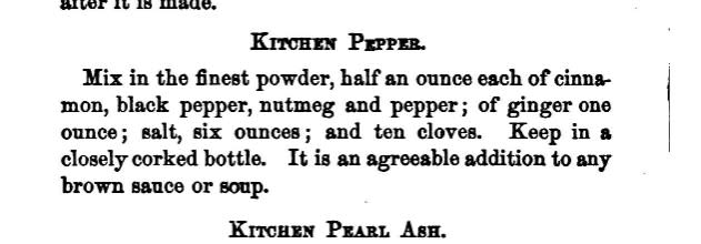 A recipe for kitchen pepper appeared in the book 50 Years in a Maryland Kitchen: 430 Authentic Regional Recipes. (Photo: Mrs. B.C. Howard)