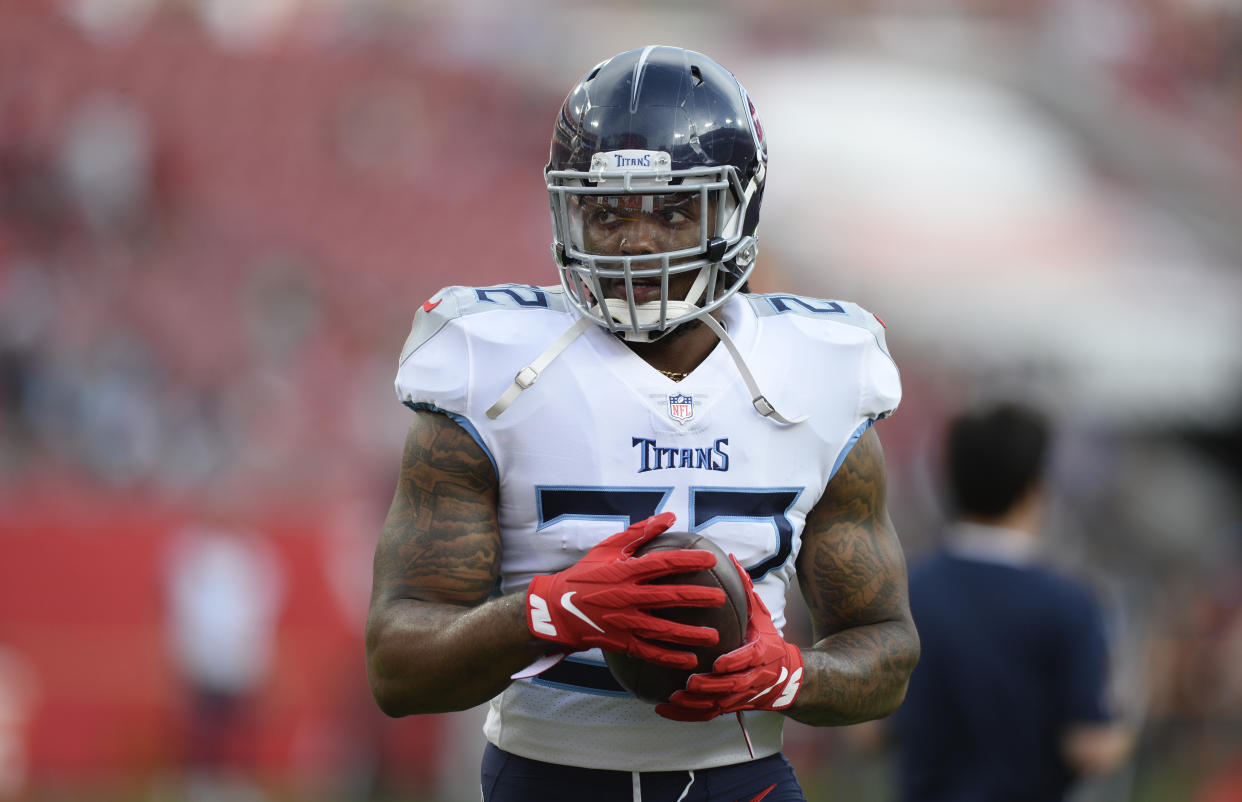 Tennessee Titans running back Derrick Henry (22) 