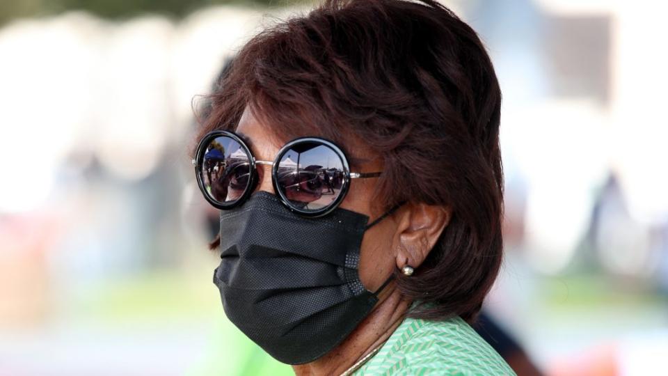 California Congresswoman Maxine Waters (above) and her also-Democratic colleague introduced the Workforce Justice Act just hours before the House of Representatives voted on the George Floyd Justice in Policing Act. (Photo by Rich Fury/Getty Images)