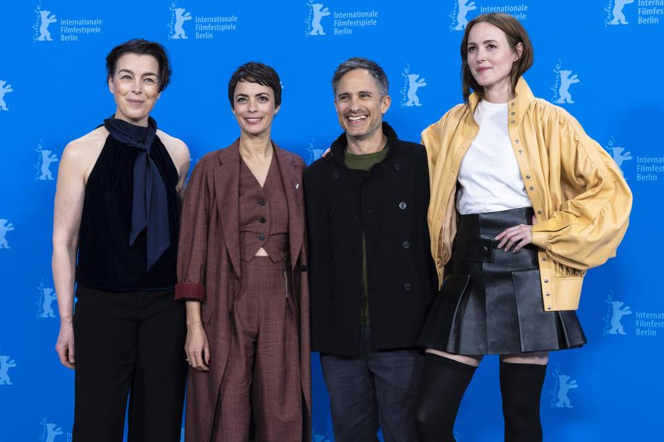 The 'Another End' cast in Berlin. Olivia Williams, Berenice Bejo, Gael Garcia Bernal, Renate Reinsve