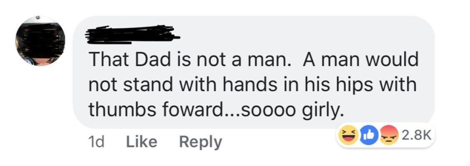"That Dad is not a man."