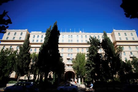 FILE PHOTO: A general view of the King David Hotel in Jerusalem, June 19, 2018. REUTERS/Ammar Awad/File Photo