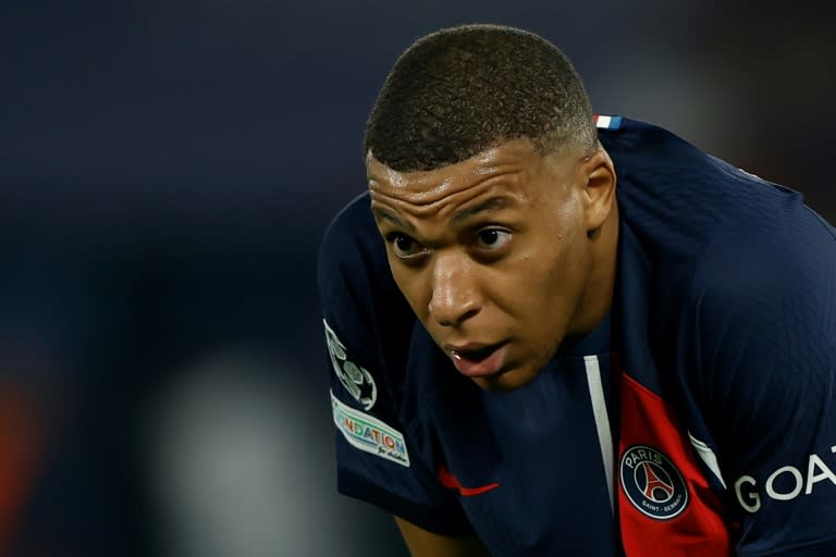 <a class="link " href="https://sports.yahoo.com/soccer/players/3893765/" data-i13n="sec:content-canvas;subsec:anchor_text;elm:context_link" data-ylk="slk:Kylian Mbappe;sec:content-canvas;subsec:anchor_text;elm:context_link;itc:0">Kylian Mbappe</a> and <a class="link " href="https://sports.yahoo.com/soccer/teams/psg/" data-i13n="sec:content-canvas;subsec:anchor_text;elm:context_link" data-ylk="slk:PSG;sec:content-canvas;subsec:anchor_text;elm:context_link;itc:0">PSG</a> were knocked out of the Champions League semi-finals by <a class="link " href="https://sports.yahoo.com/soccer/teams/dortmund/" data-i13n="sec:content-canvas;subsec:anchor_text;elm:context_link" data-ylk="slk:Borussia Dortmund;sec:content-canvas;subsec:anchor_text;elm:context_link;itc:0">Borussia Dortmund</a> this week (Odd ANDERSEN)