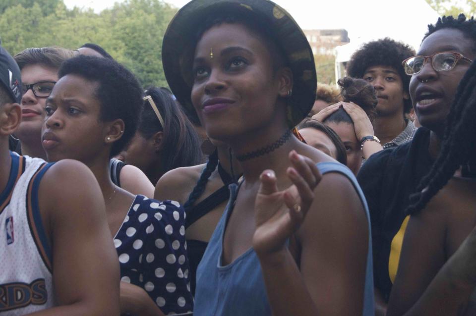 <p>AFROPUNK attendees</p>