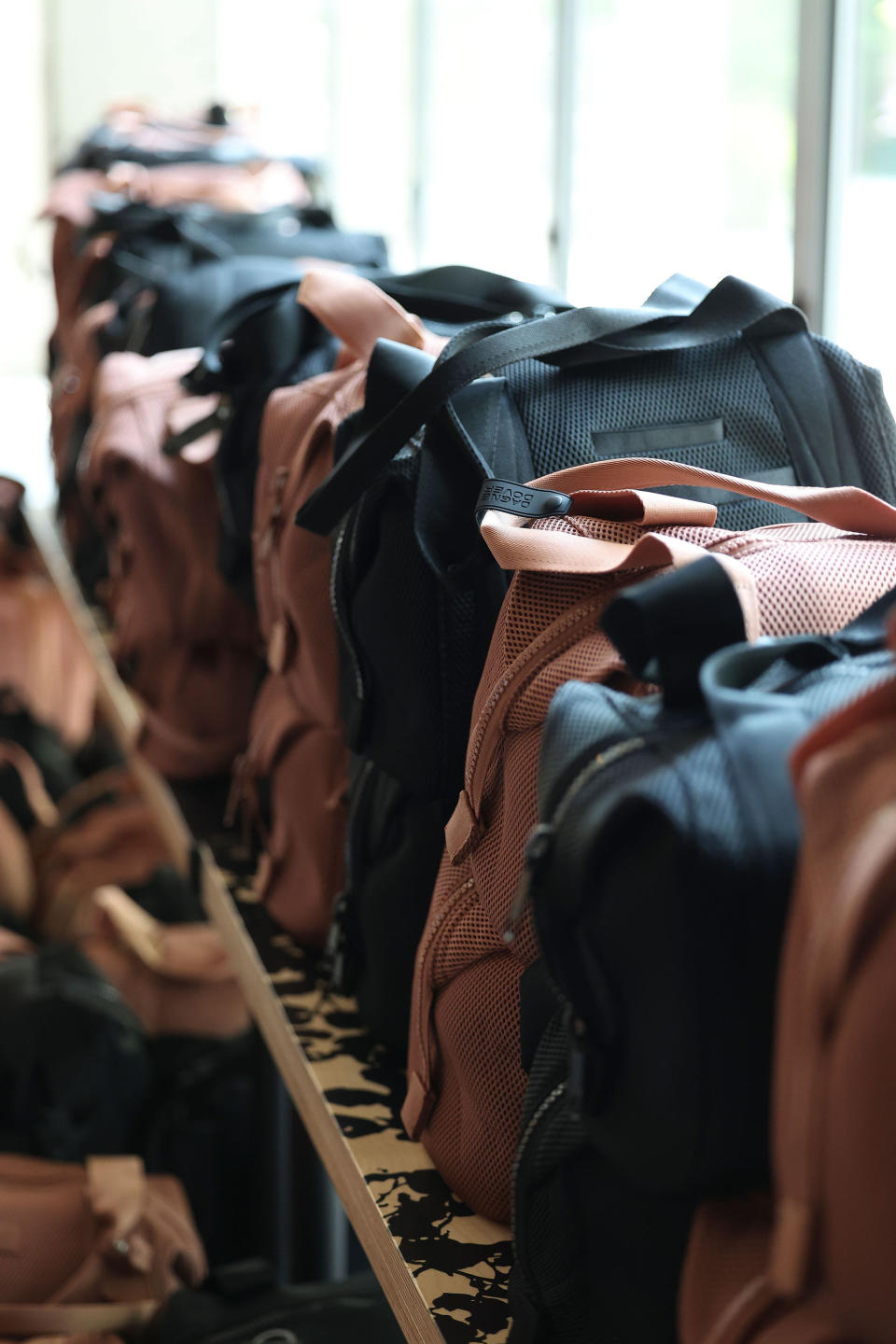 Gift bags at WWD’s Women in Power forum at the 1 Hotel Brooklyn Bridge.