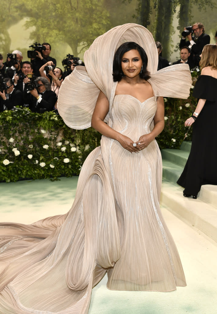 Mindy Kaling attends The Metropolitan Museum of Art's Costume Institute benefit gala.