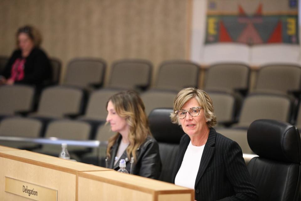 Roberta Engel is the interim CEO of the Regina Exhibition Association Ltd. or REAL. Engel presented to Regina city council, along with Niki Anderson, the chair for the board of directors of REAL on May 22, 2024. Anderson also serves as Regina's city manager.  