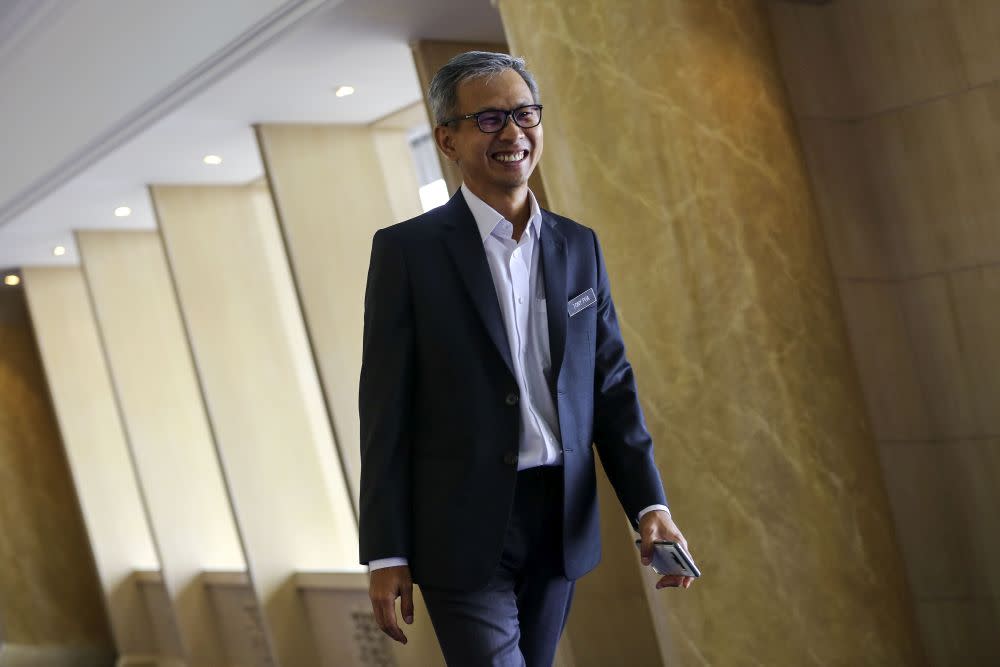 Tony Pua is pictured at the Finance Ministry in Putrajaya February 26, 2019. — Picture by Yusof Mat Isa