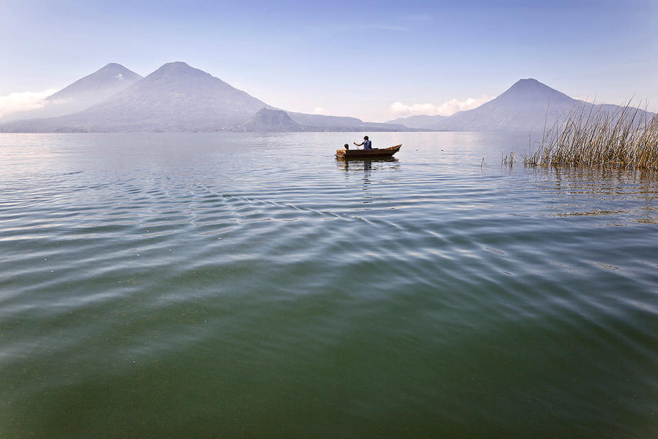 Take a boat ride on Lake Atitlan