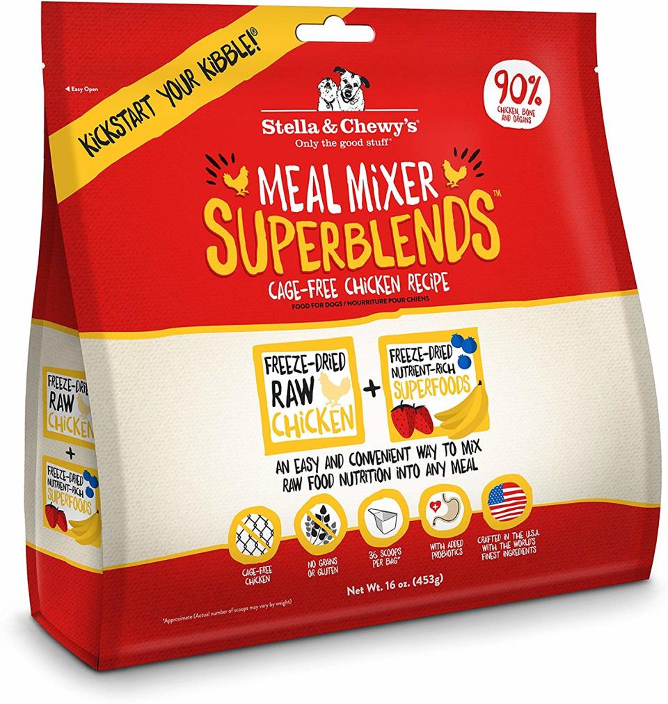 Stella & Chewy's Dried Meal Mixer Super Blends. (Photo: Amazon)